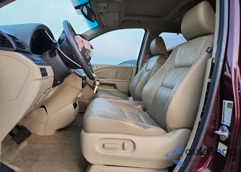 2010 Honda Odyssey Touring from USA, damaged, VIN 5FNRL3H95AB078795